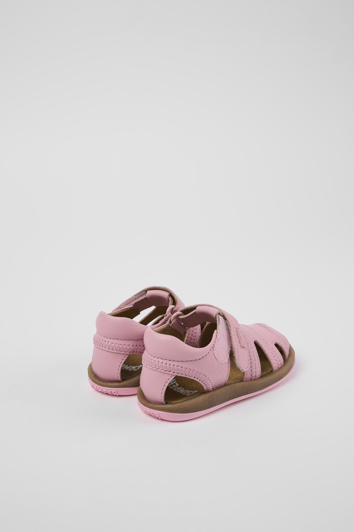 Bicho Pink Leather Sandal