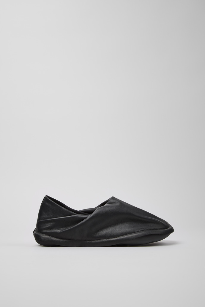 Camper x ISSEY MIYAKE - Peu Form Black Leather Women's Shoes.