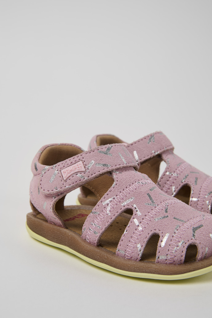Bicho Multicolor Nubuck Closed Sandals for Kids.
