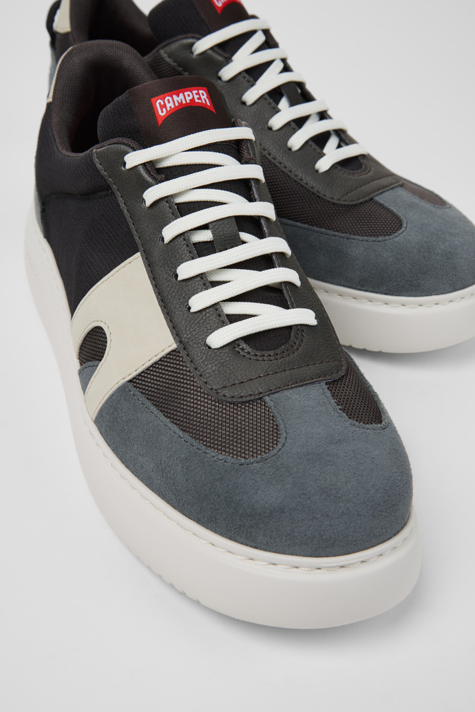 Runner K21 Multicolor Textile and Nubuck Sneakers for Men.