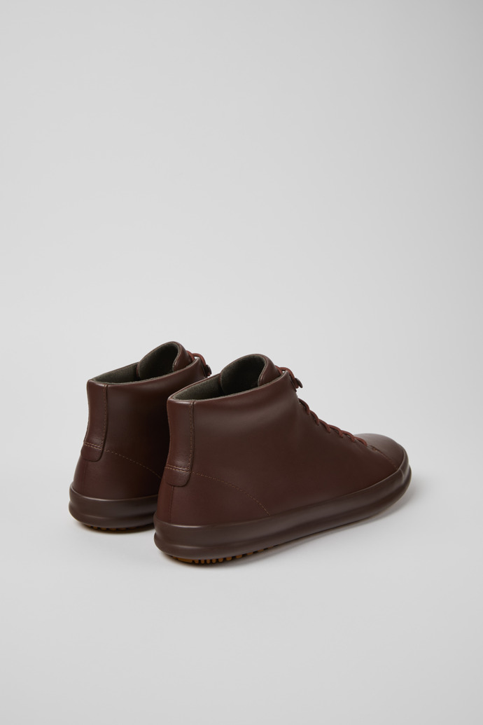 Chasis Sport Brown Leather Ankle Boots for Men.