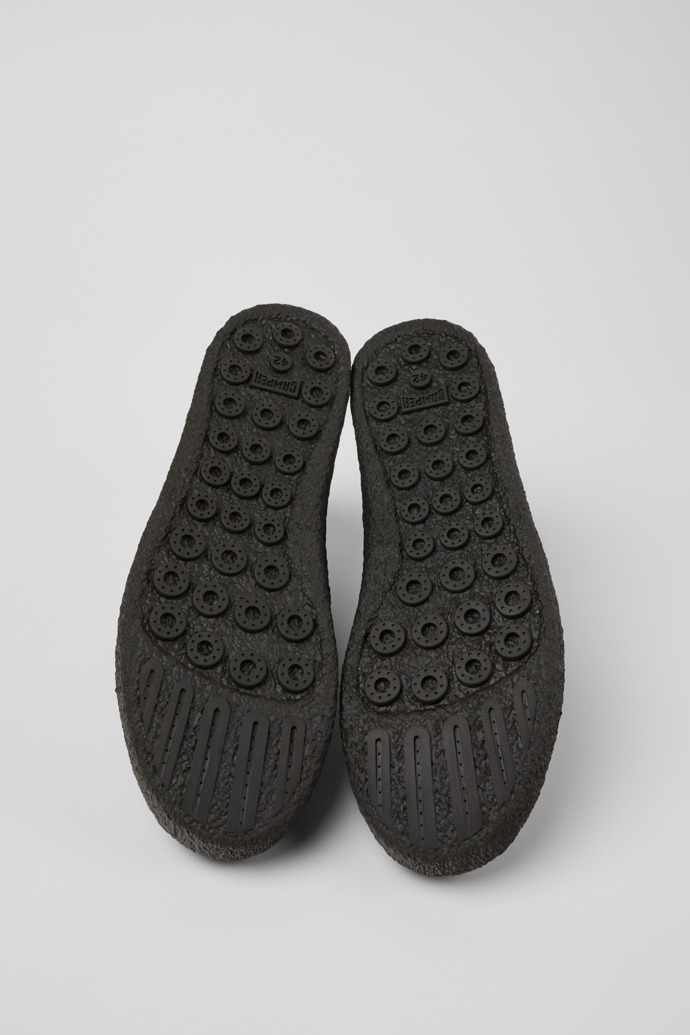 Peu Terreno Gray Nubuck Ankle Boots for Men.