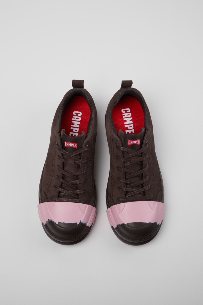 Junction Runner Brown Nubuck Men's Sneakers.