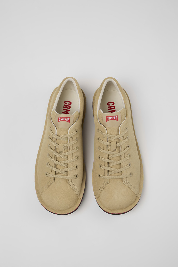 Beetle Beige Leather Shoe for Men