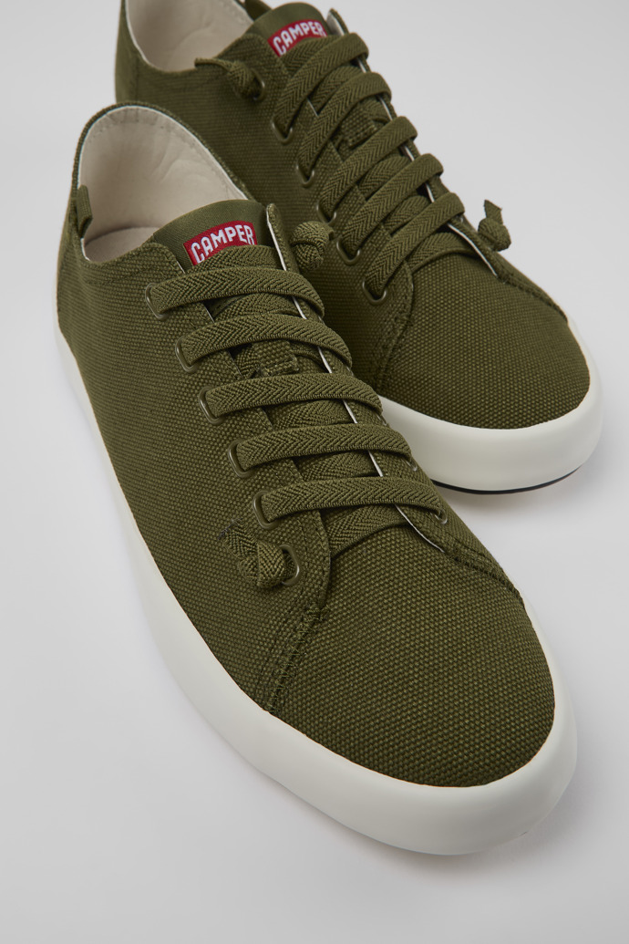 Andratx Green Textile Sneaker for Men