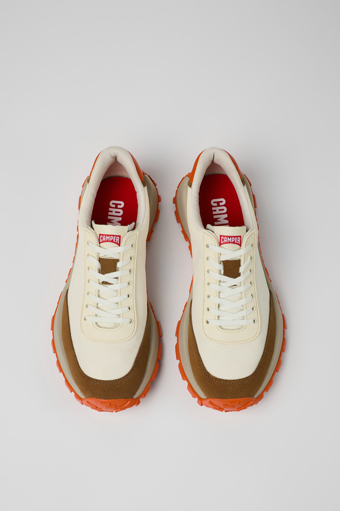 Drift Trail VIBRAM White Textile/Nubuck Sneaker for Men