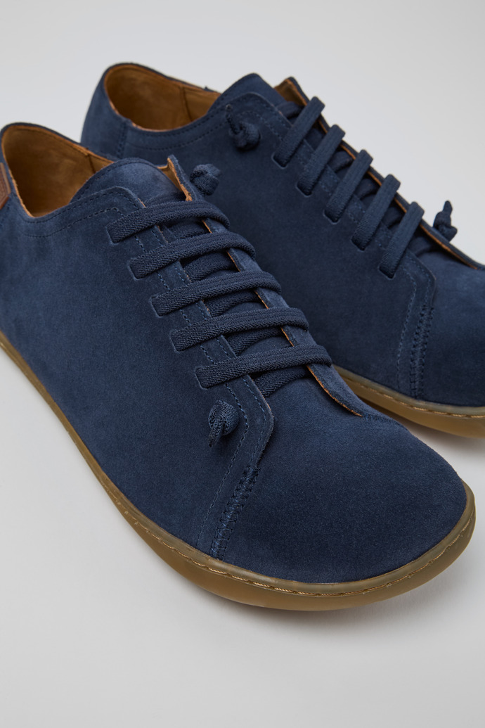 Peu Blue nubuck shoes for men