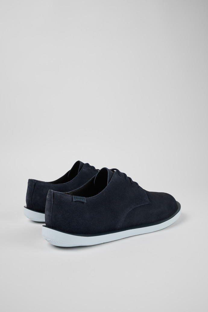 Wagon Blue Nubuck Blucher for Men