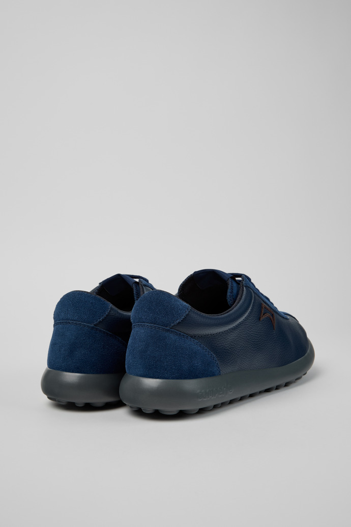 Pelotas XLF Blue Leather and Nubuck Sneakers for Men.