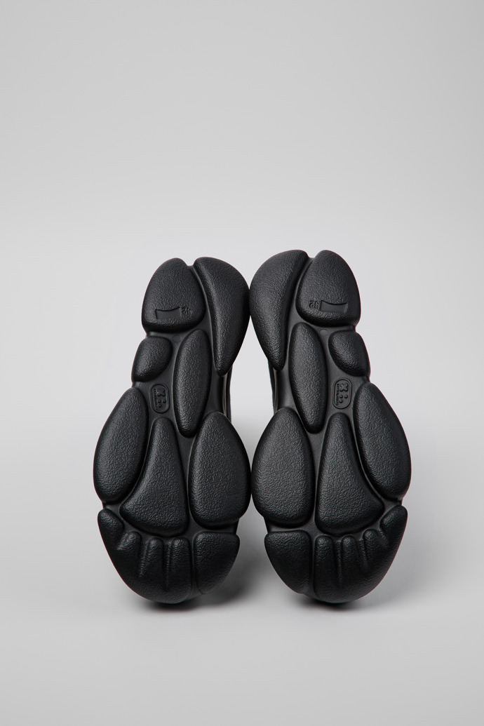 Karst Black TENCEL™ Lyocell™ and Recycled PET Mid Boots for Men.