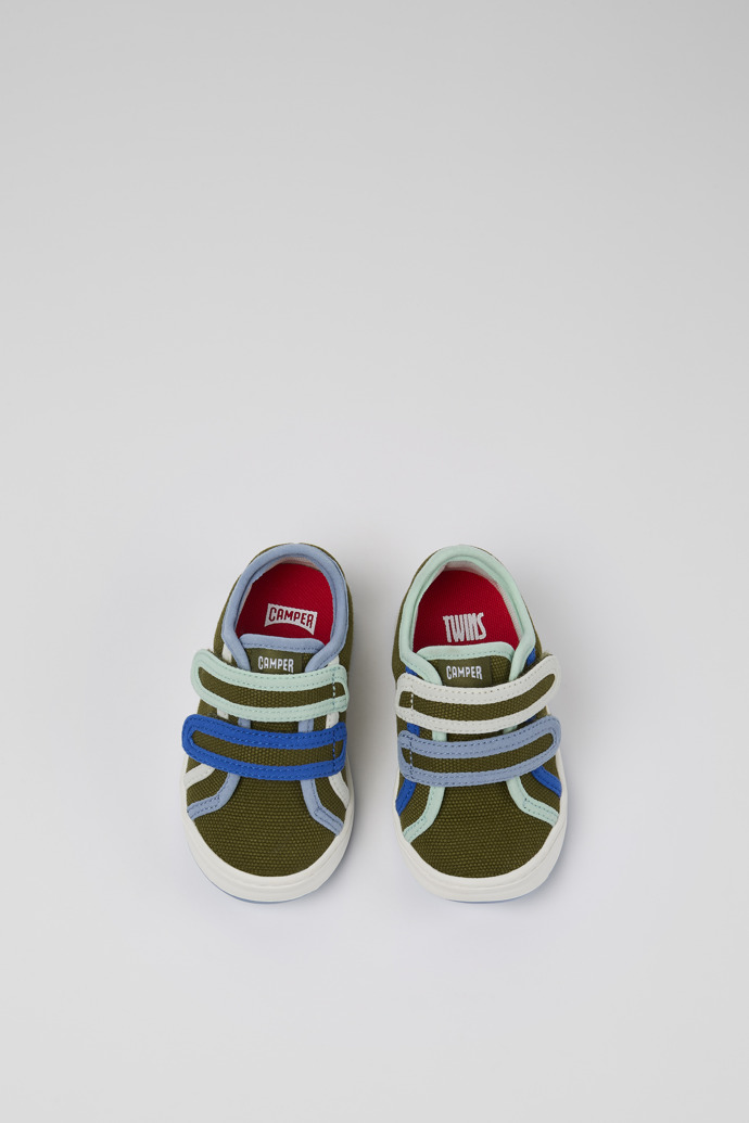 Twins Green Textile Sneaker