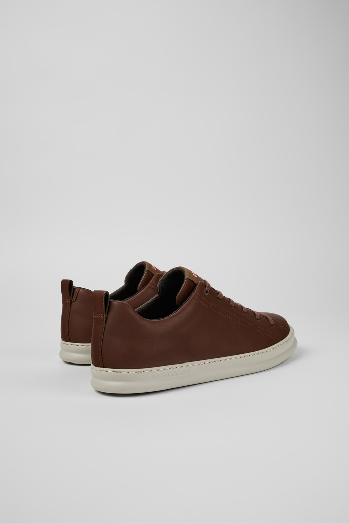 Runner Brown Leather Sneakers for Men.