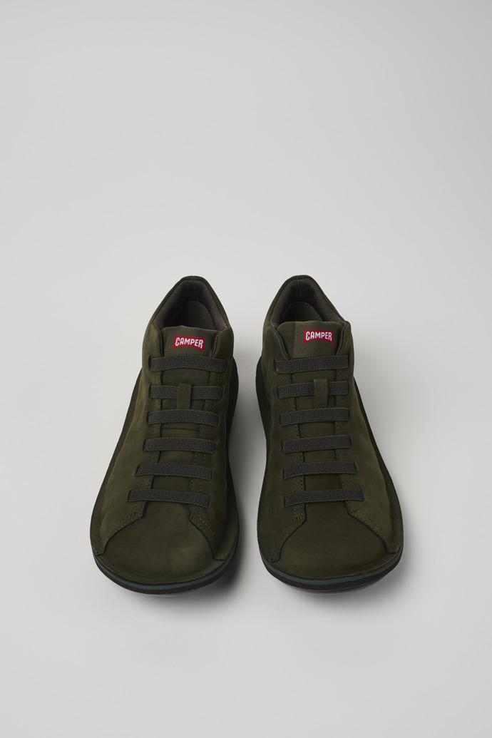Beetle Green nubuck sneakers