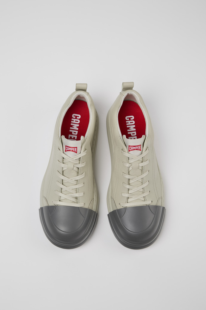 Junction Runner Gray leather sneakers