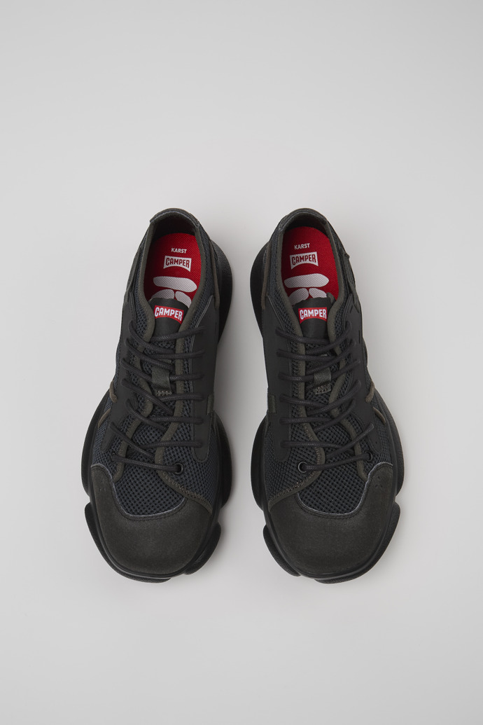 Karst Sorona® Gray and black Textile Sneaker for Men