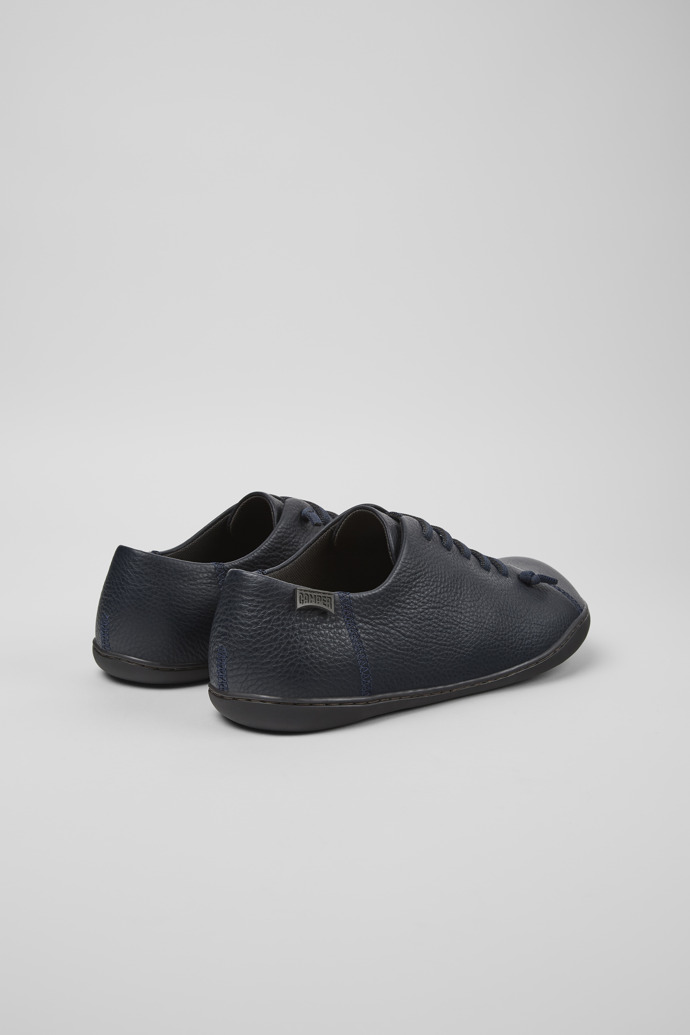 Peu Blue Leather Shoes for Men.