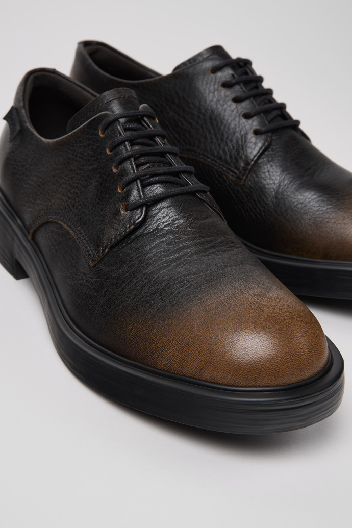 Dean Multicolor Leather Shoes for Men.