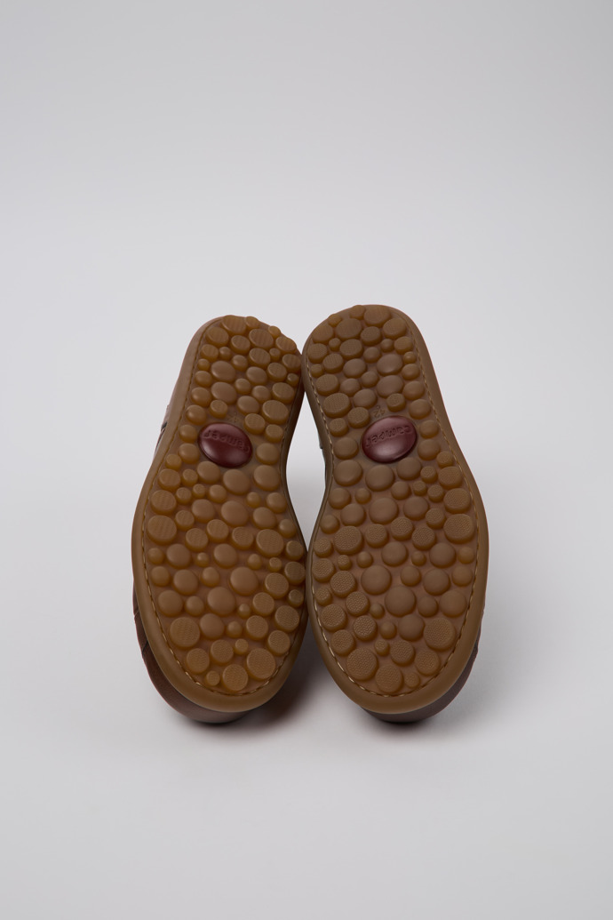 Pelotas Brown Leather Shoes for Men.