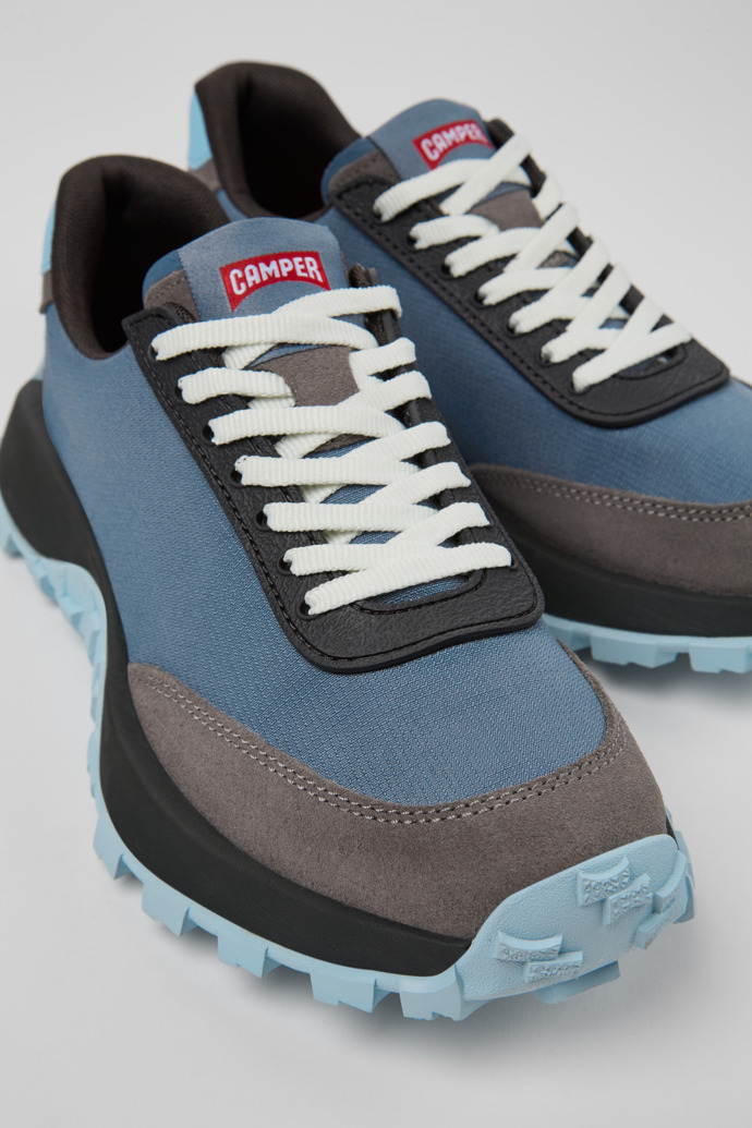 Drift Trail VIBRAM Gray textile and nubuck sneakers for women