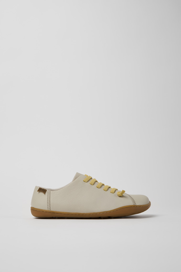 Peu Gray Leather Shoes for Women.