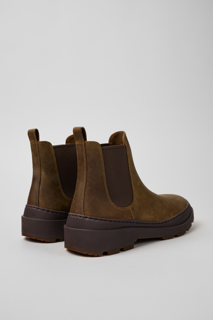 Brutus Trek MICHELIN Brown nubuck ankle boots for men