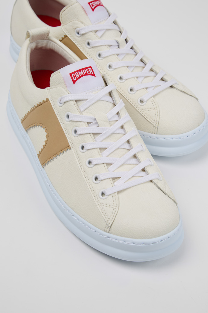 Runner Multicolor Recycled Leather Men's Sneakers.