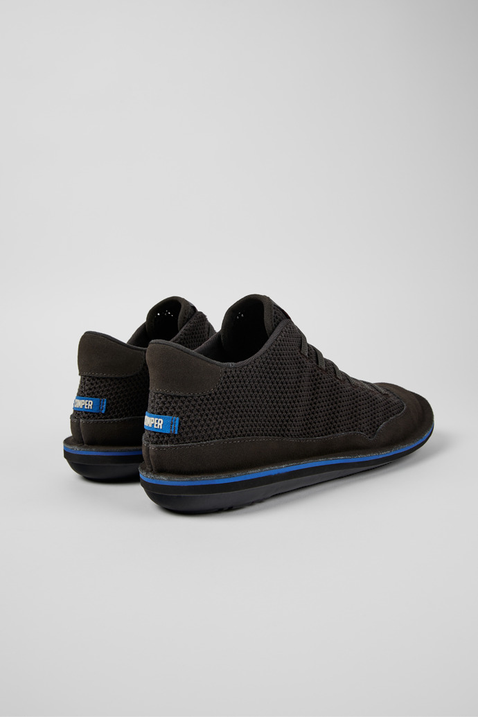 Beetle Gray Textile/Nubuck Basket Bootie for Men