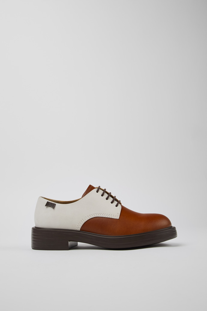 Twins Multicolor Leather and Nubuck Shoes for Women.