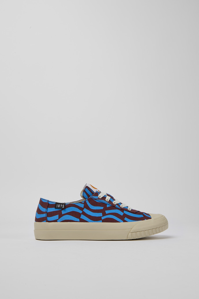 Camaleon Blue and burgundy sneakers for women