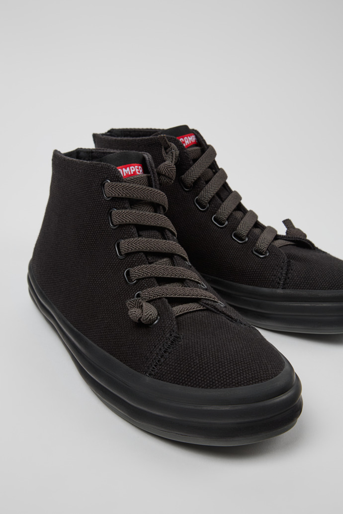 Hoops Black textile sneakers for women