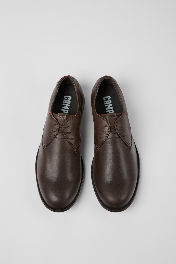 Mil 1913 Brown Leather Shoes for Men.