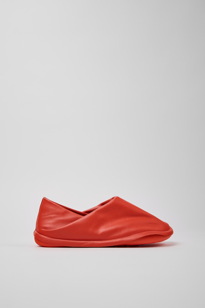 Camper x ISSEY MIYAKE - Peu Form Red Leather Women's Shoe.