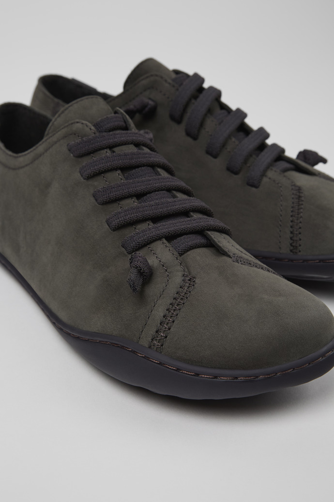 Peu Gray Nubuck Shoes for Women