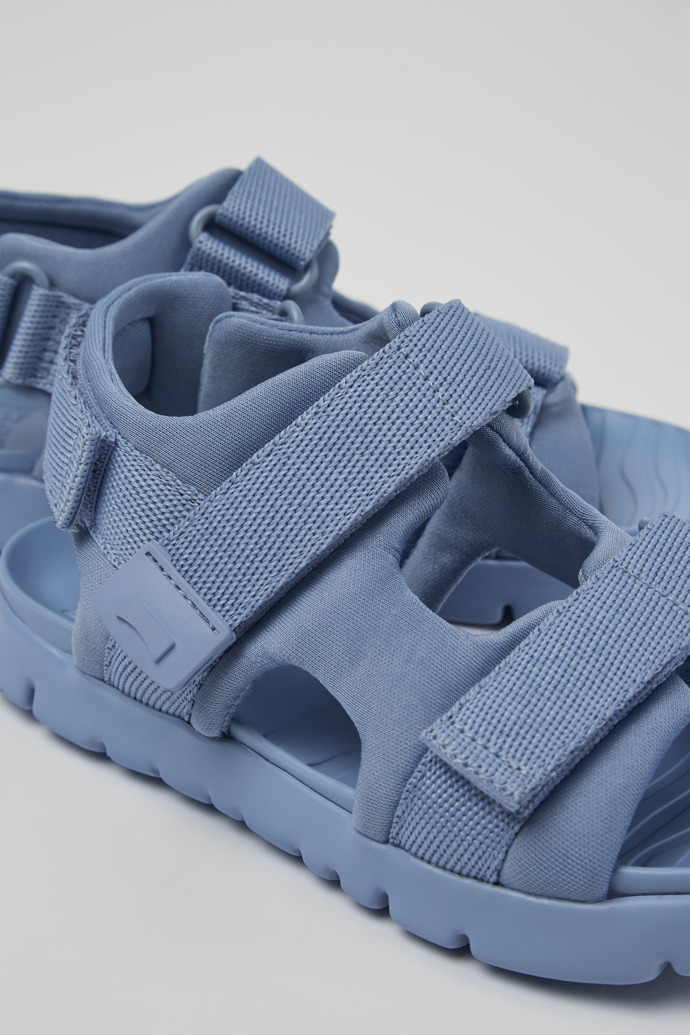 Oruga Blue Textile 2-Strap Sandal