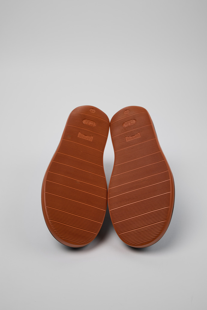 Wagon Blue Recycled Cotton and Nubuck Shoes for Men.