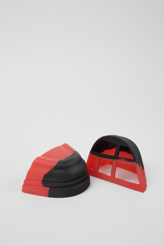 Junction Toe Caps Black, red rubber toe caps