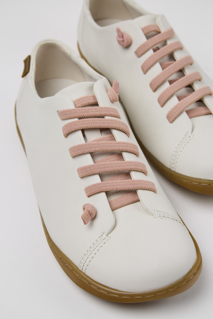 Peu White Leather Women's Shoe.