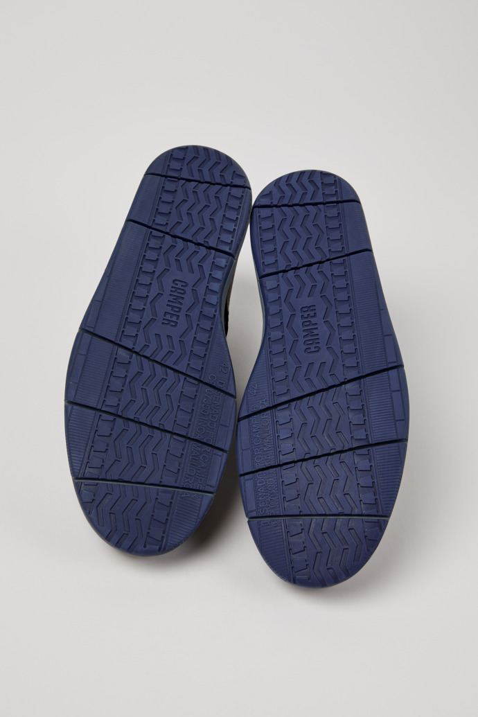 Smith Black Leather and Textile Shoes for Men.