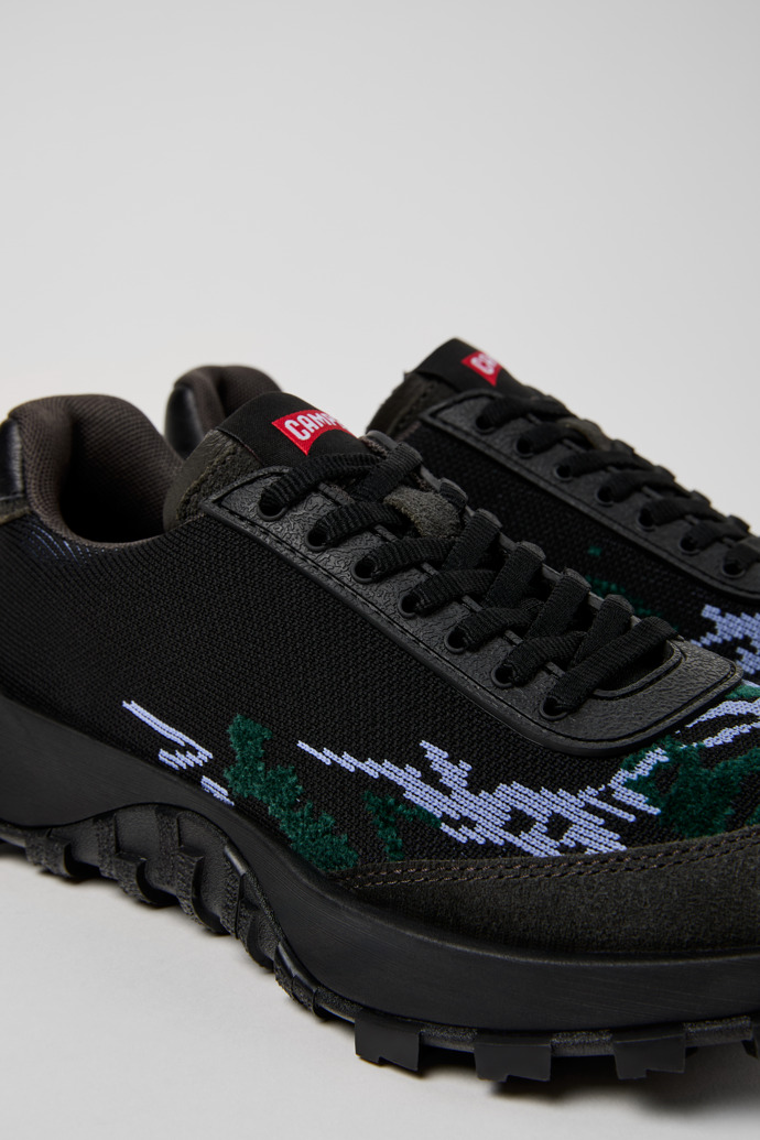 Twins Multicolor Recycled PET and Leather Sneakers for Women.