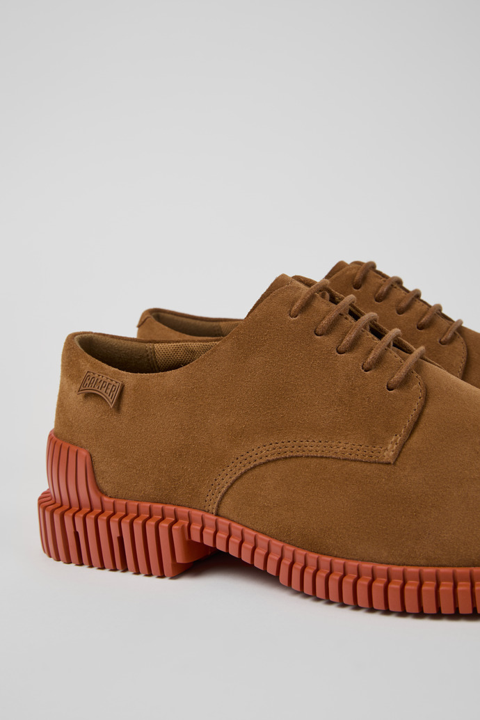 Pix Brown Suede Shoes for Men.