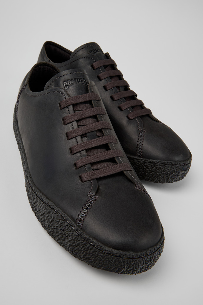 Peu Terreno Gray Nubuck Shoes for Men.