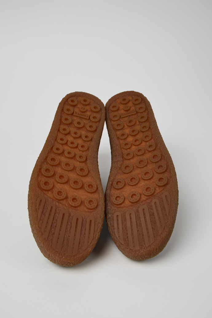 Peu Terreno Black Leather Shoes for Men.