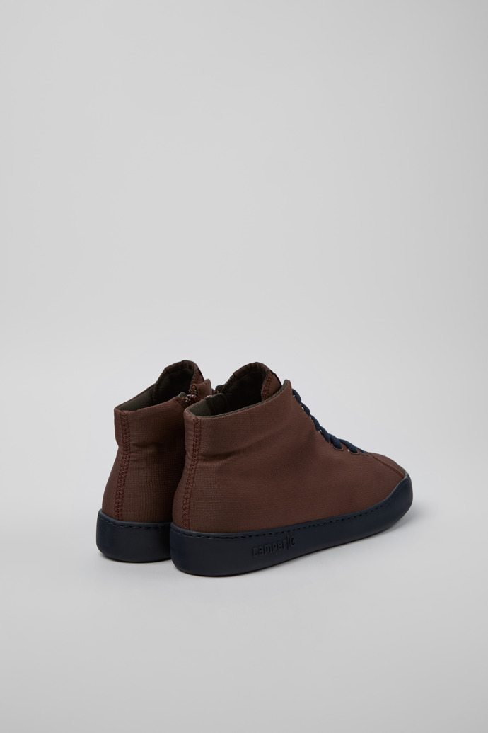 Peu Touring Brown Recycled PET Sneaker Boots for Men.