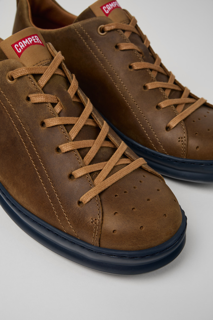Runner Brown nubuck sneakers for men