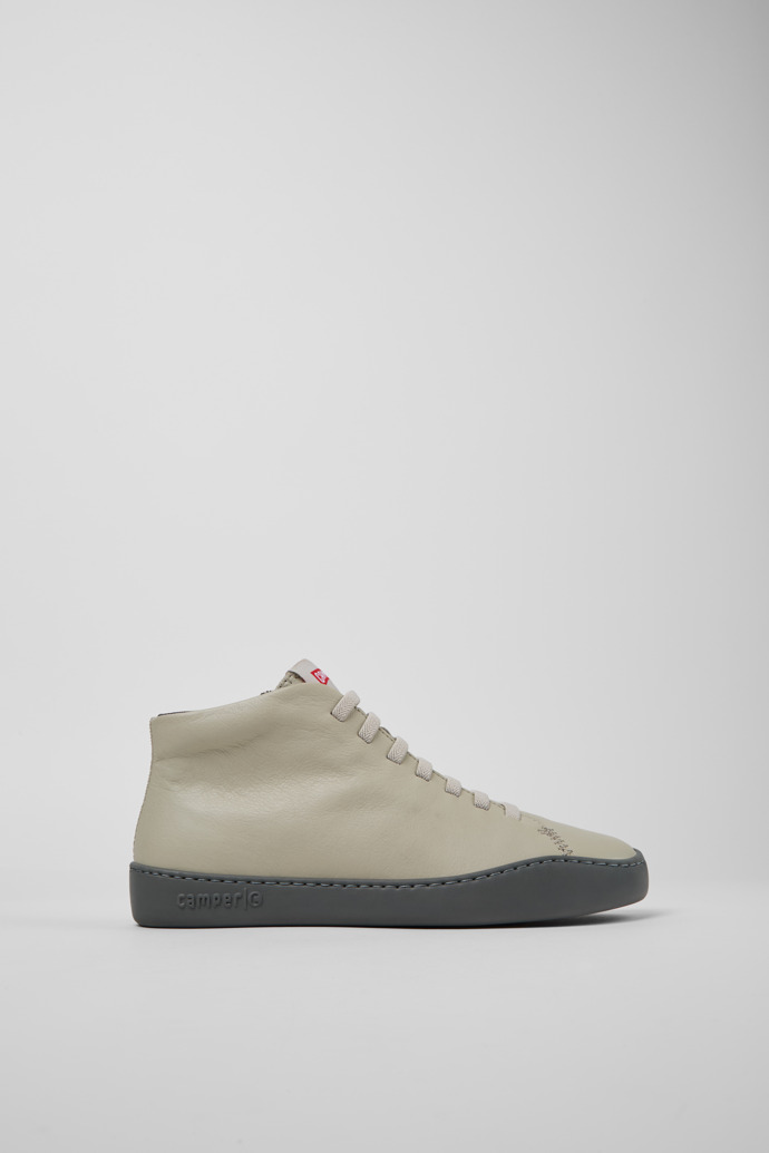 Peu Touring Gray leather ankle boots for women