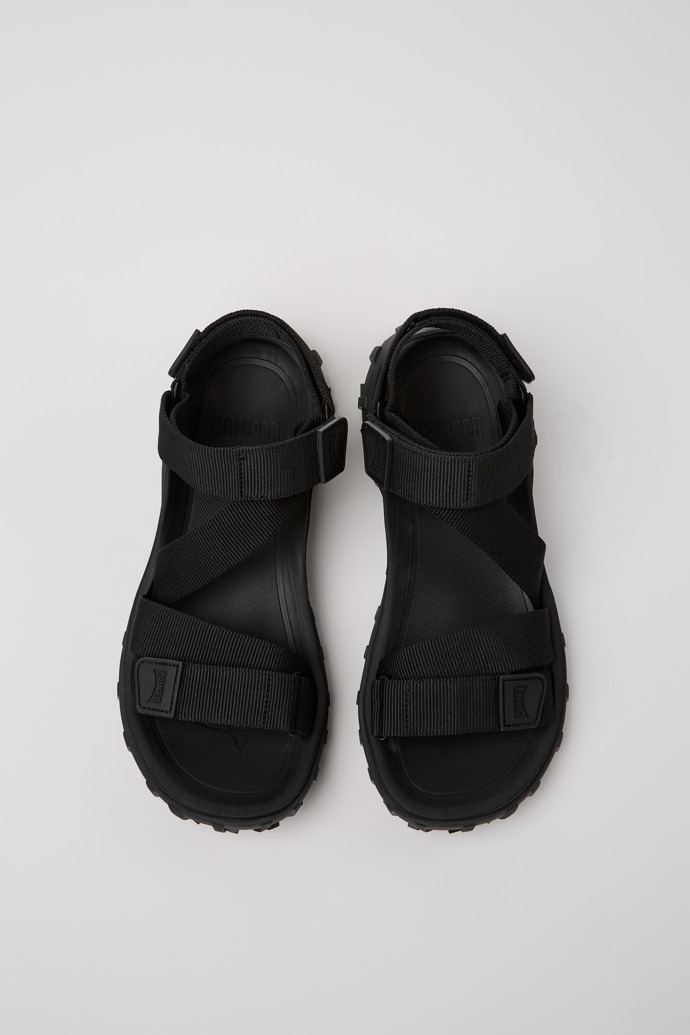 Drift Trail Sandal Black Recycled PET Sandals for Men.