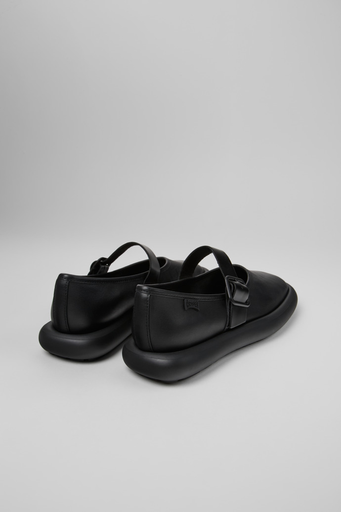 Onda Black Leather Women's Shoes.
