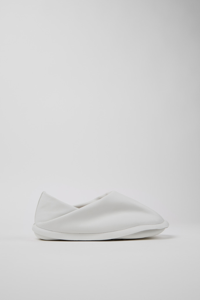 Camper x ISSEY MIYAKE - Peu Form White Leather Shoes for Women.