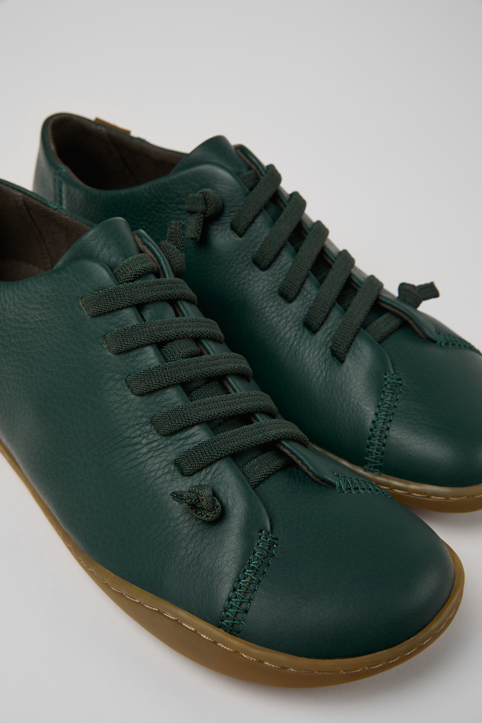 Peu Green Leather Shoes for Women.