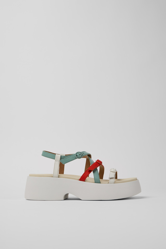 Twins Multicolor Leather Sandals for Women.